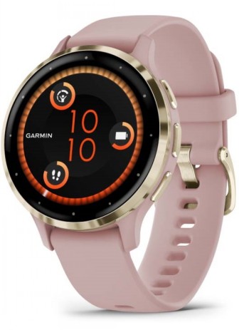 GARMIN VENU 3S, GPS, WI-FI, PINK DAWN + PEACH GOLD