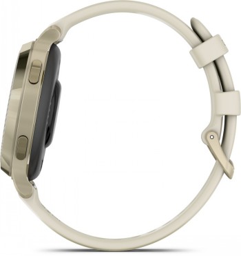 GARMIN LILY 2 ACTIVE VAALEA KULTA JA LUUNVALKOINEN SILIKONIRANNEKE