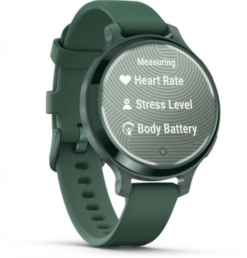 GARMIN LILY 2 ACTIVE JASPIKSENVIHREÄ JA JASPIKSENVIHREÄ SILIKONIRANNEKE