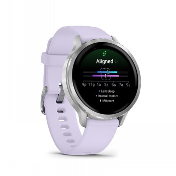 GARMIN VENU 4 (41MM), GRAY W/ SILVER + PERIWINKLE