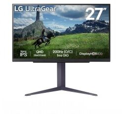 LG 27GS85Q 27" QHD ULTRAGEAR™ NANO IPS 1MS (GTG) 200HZ