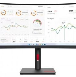 LENOVO 34" T34W-30 CURVED WQHD 21:9 HDMI/DP/USB-C(75W)/RJ45