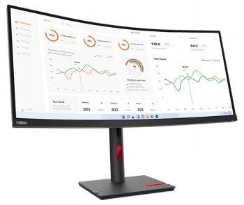 LENOVO 34" T34W-30 CURVED WQHD 21:9 HDMI/DP/USB-C(75W)/RJ45