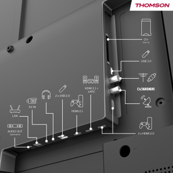 THOMSON 75" QLED UHD GOOGLE SMART TV