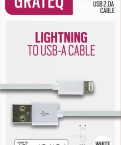 GRATEQ USB-A - MFI LIGHTNING KAAPELI 1.5M