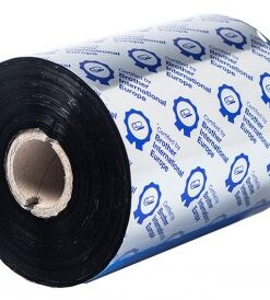 Brother brp-1d600-110 black ribbon, premium resin, 110mm x 600m (pk of 6)