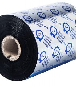 Brother brs-1d600-110 black ribbon, standard resin, 110mm x 600m (pk of 6)