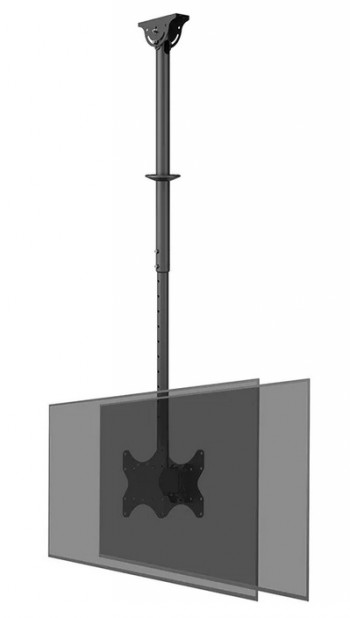 NEOMOUNTS BACK-TO-BACK SCREEN CEILING MOUNT (HEIGHT: 106-156 CM) 2 SCREENS BLACK