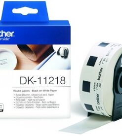 BROTHER DK11218 ROUND PAPER LABELS 24MM