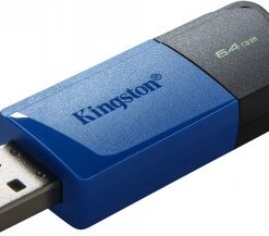 KINGSTON 64 GB DATATRAVELER EXODIA M, USB-A 3.2 GEN1 (BLACK/BLUE)