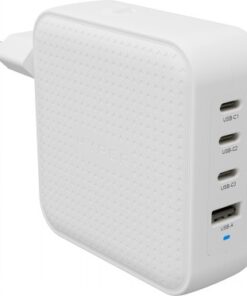 HYPER HYPERJUICE 100W USB CHARGER PD3.0 GAN (3X USB-C, 1X USB-A), WHITE