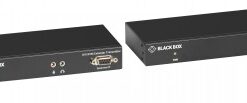 BLACK BOX KVX SERIES KVM EXTENDER OVER CATX - SINGLE-HEAD, DVI-I, USB 2.0, SERIAL, AUDIO, LOCAL VIDEO REV2