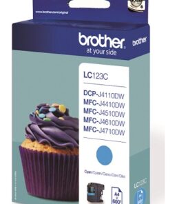 Brother lc-123c toner cyan 600p