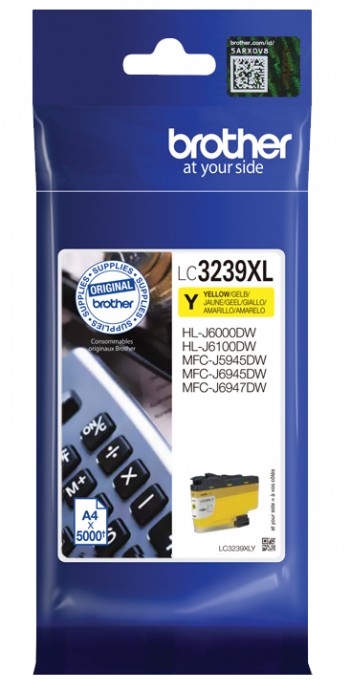 BROTHER LC3239XLY TONER HIGH YELLOW 5000