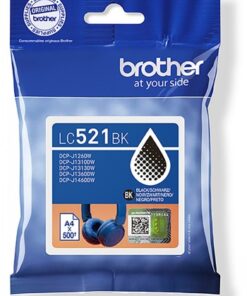 Brother lc521bk black ink-cartridge 500p