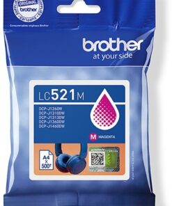 Brother lc521m magenta ink-cartridge 500p