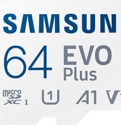 SAMSUNG MICRO SD EVO+ 64GB WITH SD ADAPTER (2024)