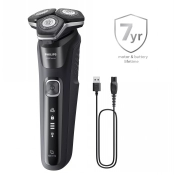 PHILIPS SERIES 5000 LADATTAVA WETDRY PARTAKONE + ONEBLADE SET
