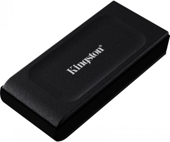 KINGSTON 2 TB XS1000 EXTERNAL SSD, USB-A + USB-C 3.2 GEN2 (BLACK)