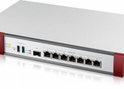 ZYXEL USG FLEX500, 7 GIGABIT USER-DEFINABLE PORTS, 1*SFP, 2* USB WITH 1 YR GOLD SECURITY PACK