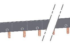 Schneider electric acti9 virtakisko iof/sd+1p 100a 18mm jako 57 moduulille