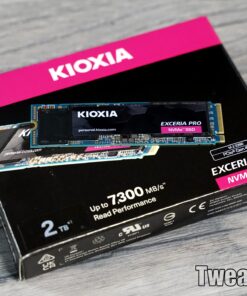 Exceria Pro G2 1TB NVMe SSD retail box, jopa 7300 MB/s lukunopeus, saatavana myös 2TB, TweakPC.de-vesileima. - Prisma-IT Web